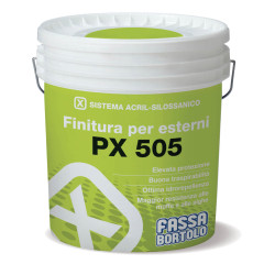 PITTURA ACRILSILOSSANICA FASSA PX 505 BASE PASTEL/BCO LT.14