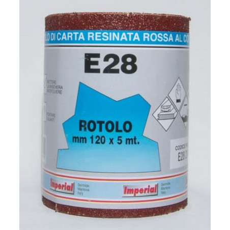 MINI ROTOLO E28  mt.5x120mm. GRANA 60
