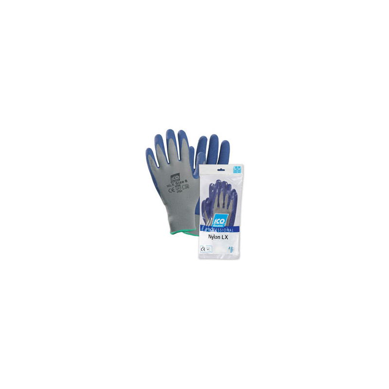 GUANTO NYLON LX BLU/GRIGIO XXL