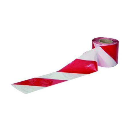 NASTRO SEGNALETICO BIANCO/ROSSO mt.200x70