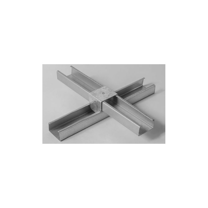CAVALIERE PER DOPPIA ORDITURA C/FORO @6 PER PROFILO DA SOFFITTO 27/47-48-49-50