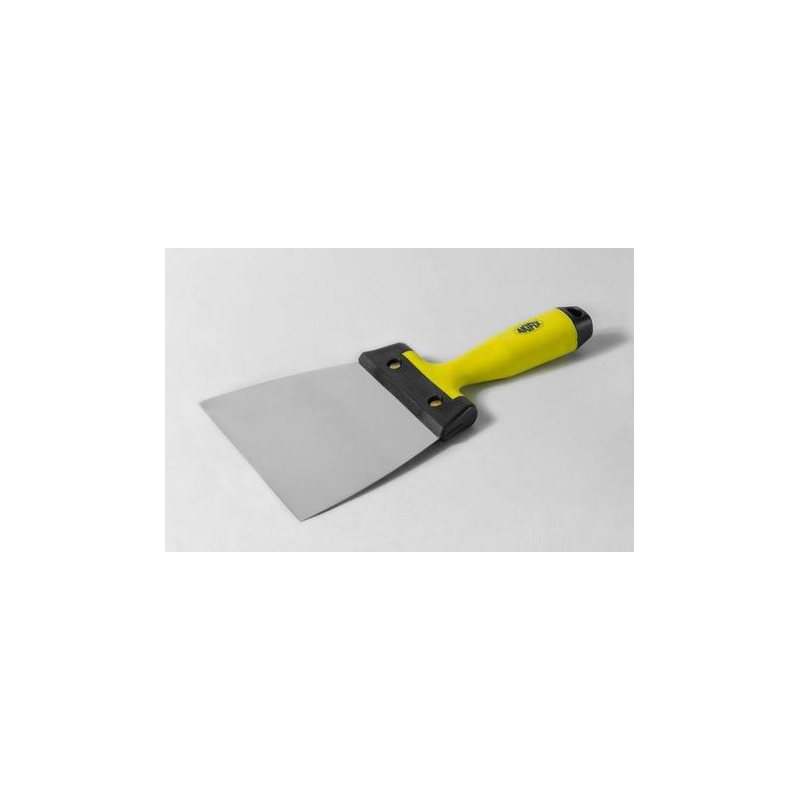SPATOLA TRAPEZOIDALE MANICO GOMMA CM 12
