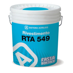 RIVESTIMENTO ACRIL. FASSA RTA 549 GR. 1,5 MM BASE PASTEL/BCO KG.25