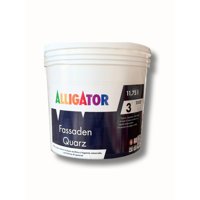 FASSADEN QUARZ BIANCO/BASE 1 LT.12,5